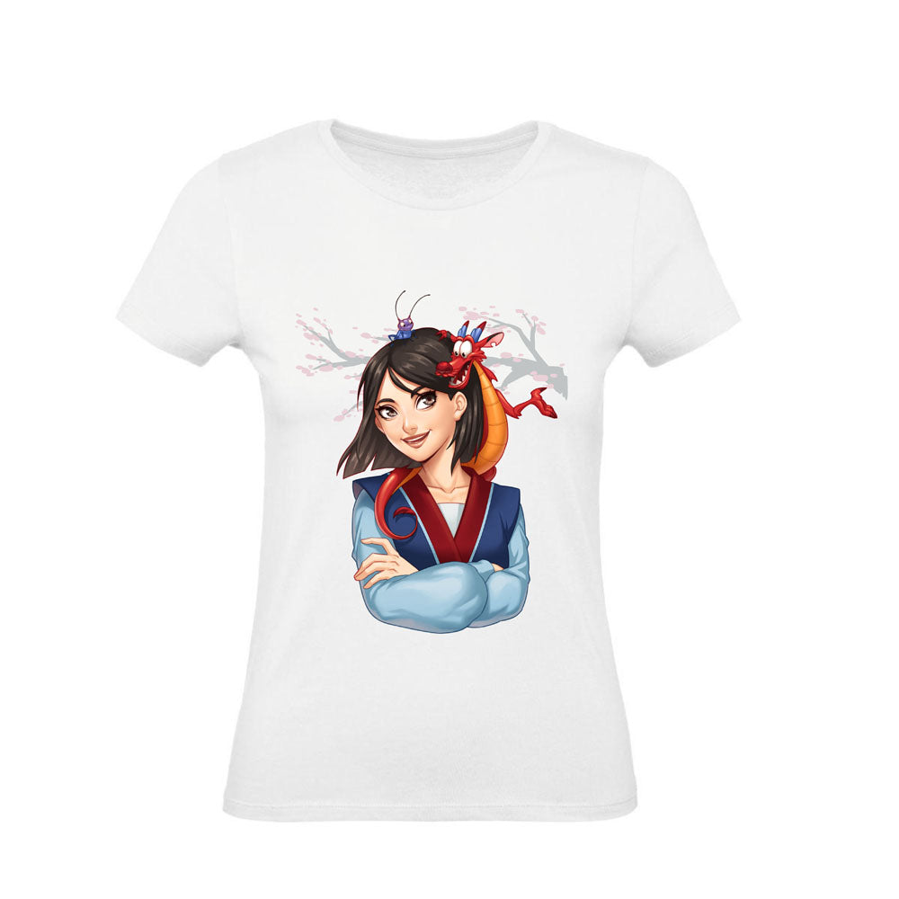 T-Shirt Donna & Bambino - MULAN - Maglietta Maglia Tshirt Super vestibilità Top qualità