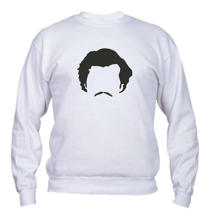 Felpa Girocollo UOMO, DONNA & BAMBIN - NARCOS SILHOUETTE - Super vestibilità Top qualità