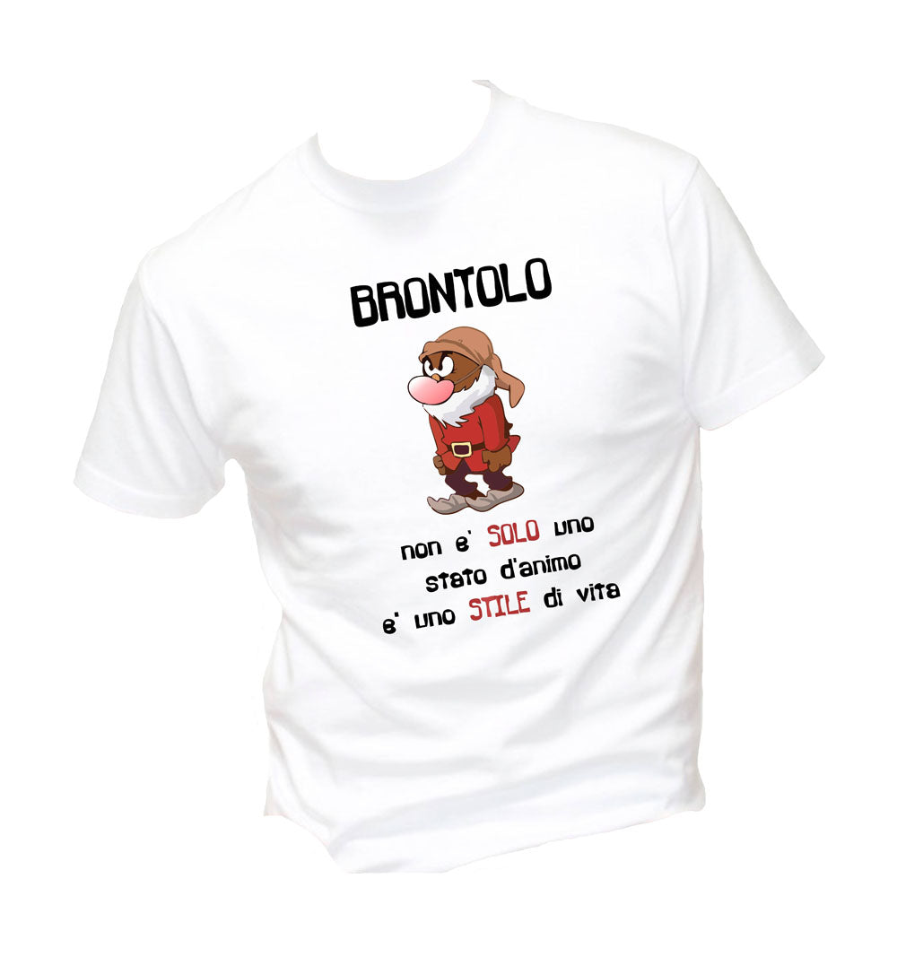T-Shirt Uomo, Donna & Bambino - BRONTOLO NON È SOLO UNO STATO D'ANIMO - Maglietta Maglia Tshirt Super vestibilità Top qualità
