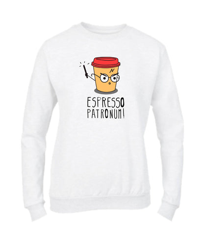Felpa Girocollo UOMO, DONNA & BAMBIN - ESPRESSO PATRONUM - Super vestibilità Top qualità