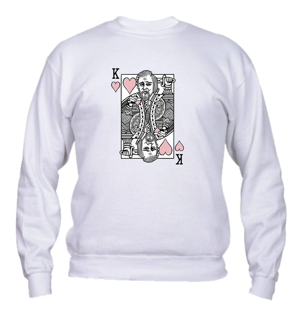 Felpa Girocollo UOMO, DONNA & BAMBIN - KING CAPRIO - Super vestibilità Top qualità