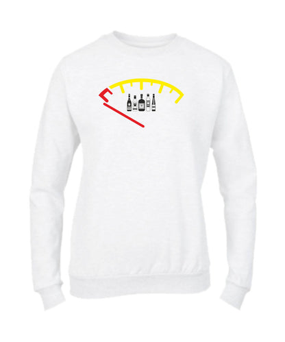 Felpa Girocollo UOMO, DONNA & BAMBIN - ALCOOL - Super vestibilità Top qualità - Social Crazy