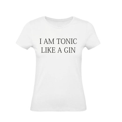 T-Shirt Uomo, Donna & Bambino - I AM A TONIC LIKE A GIN - Maglietta Maglia Tshirt Super vestibilità Top qualità