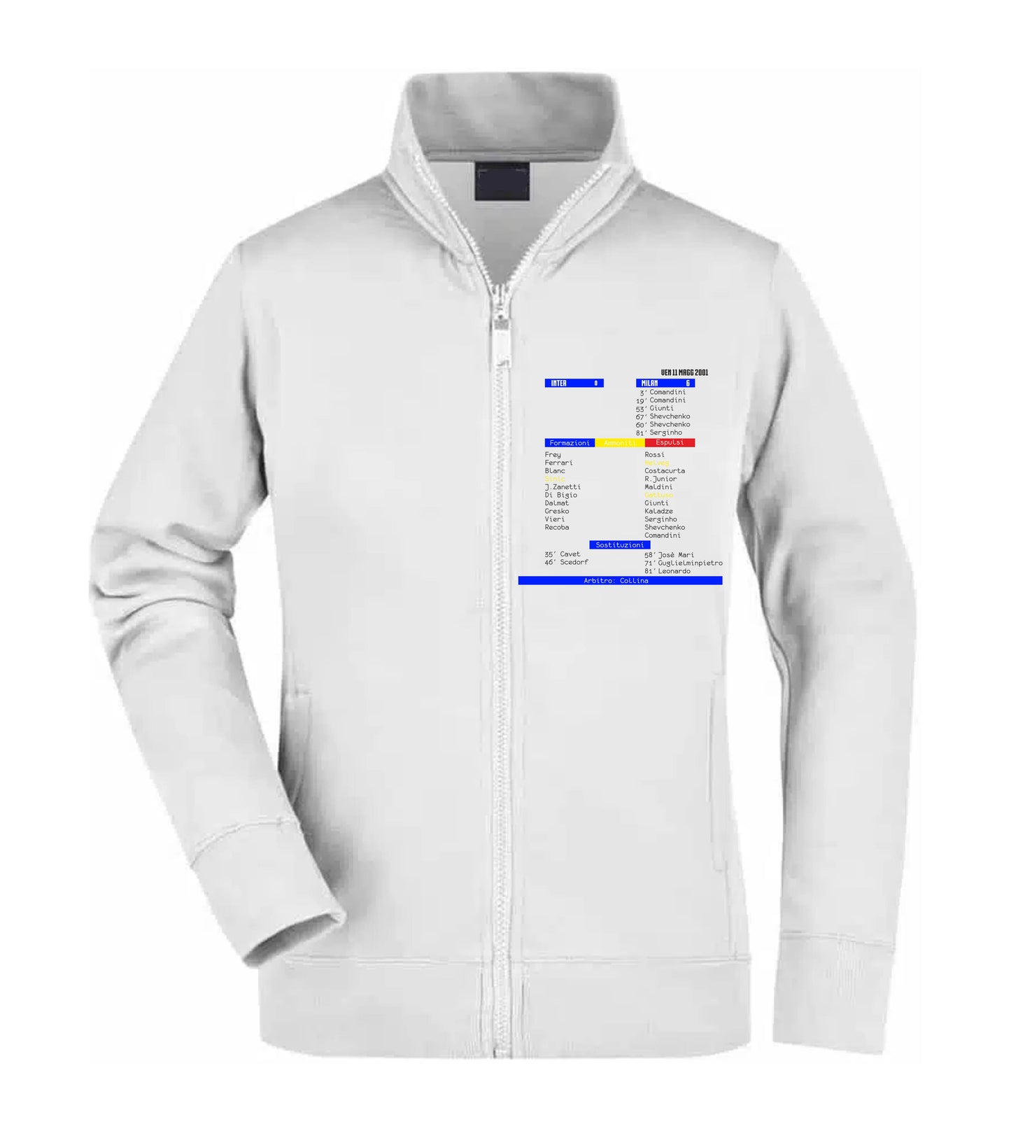 Felpa Unisex Full Zip - INT. 0 - MIL.6 - Super vestibilità Top qualità