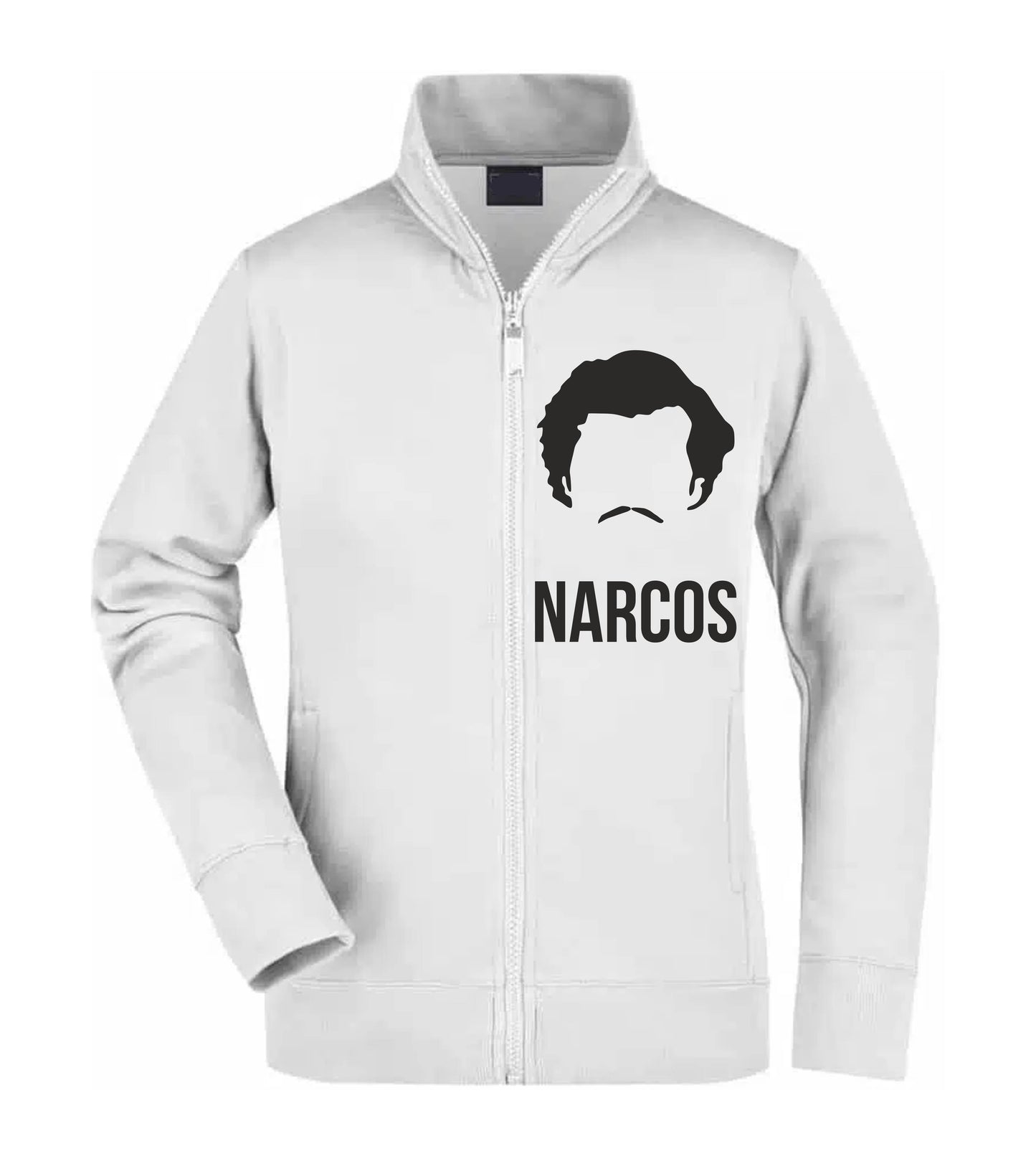 Felpa Unisex Full Zip - NARCOS SILHOUETTE - Super vestibilità Top qualità