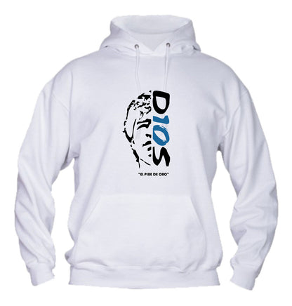 Felpa con cappuccio UOMO, DONNA & BAMBIN - EL PIBE DE ORO - Super vestibilità Top qualità
