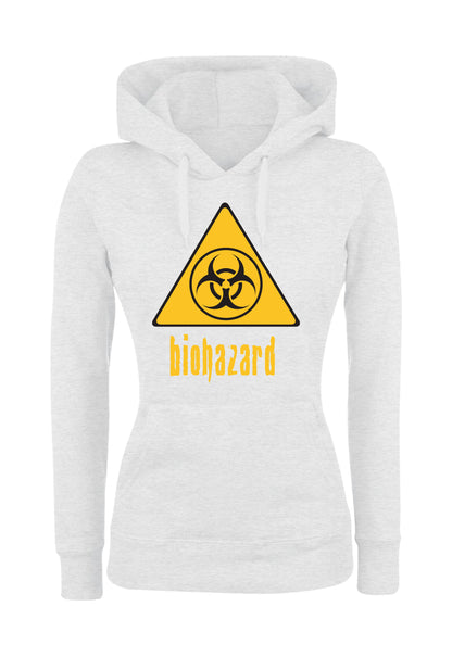 Felpa con cappuccio UOMO, DONNA & BAMBIN - BIOHAZARD - Super vestibilità Top qualità - Social Crazy