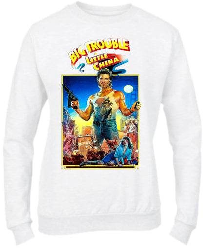 Felpa Girocollo UOMO, DONNA & BAMBIN - BIG TROUBLE IN LITTLE CHINA - Super vestibilità Top qualità
