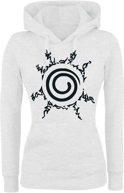 Felpa con cappuccio UOMO, DONNA & BAMBIN - NARUTO SIGILLO OTTAGONALE - Super vestibilità Top qualità