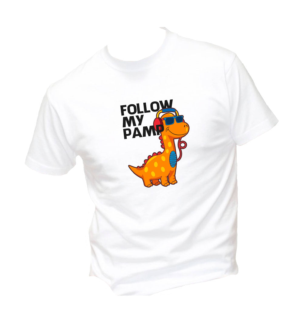 T-Shirt Uomo, Donna & Bambino - FOLLOW MY PUMP - Maglietta Maglia Tshirt Super vestibilità Top qualità