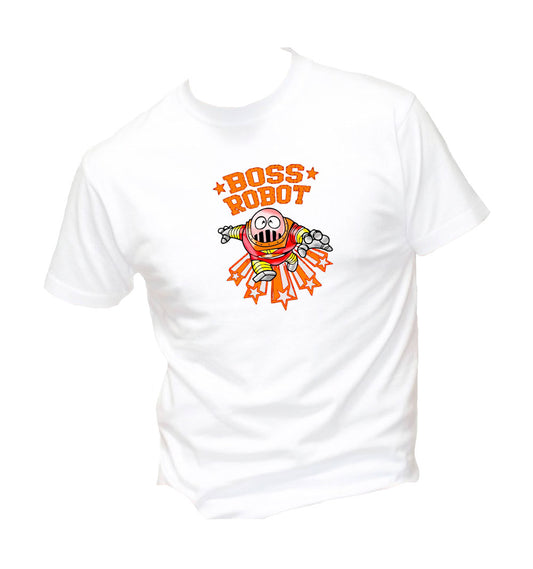 T-Shirt Uomo, Donna & Bambino - BOSS ROBOT - Maglietta Maglia Tshirt Super vestibilità Top qualità