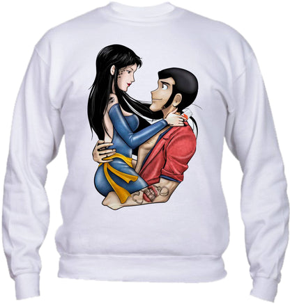 Felpa Girocollo UOMO, DONNA & BAMBIN -HITOMI E LUPIN - Super vestibilità Top qualità