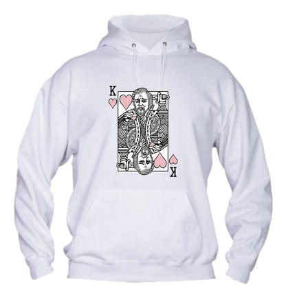 Felpa con cappuccio UOMO, DONNA & BAMBIN - KING CAPRIO - Super vestibilità Top qualità