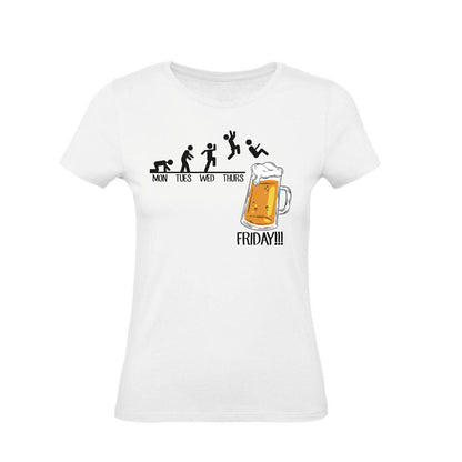 T-Shirt Uomo, Donna & Bambino - FRIDAY BEER - Maglietta Maglia Tshirt Super vestibilità Top qualità