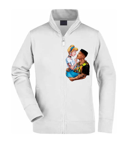 Felpa Unisex Full Zip - CENERENTOLA E WILLY - Super vestibilità Top qualità
