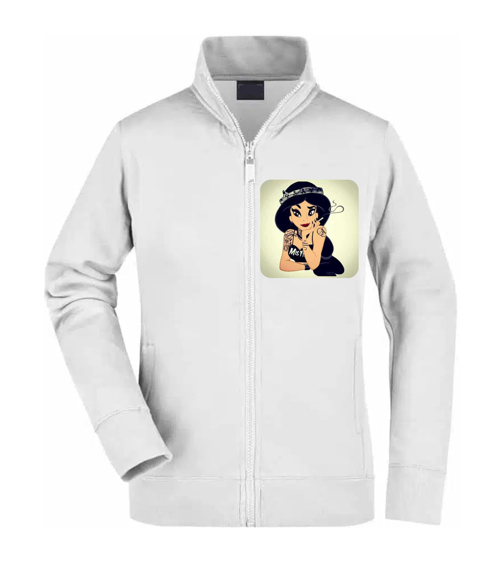 Felpa Unisex Full Zip - BAD JASMINE - Super vestibilità Top qualità