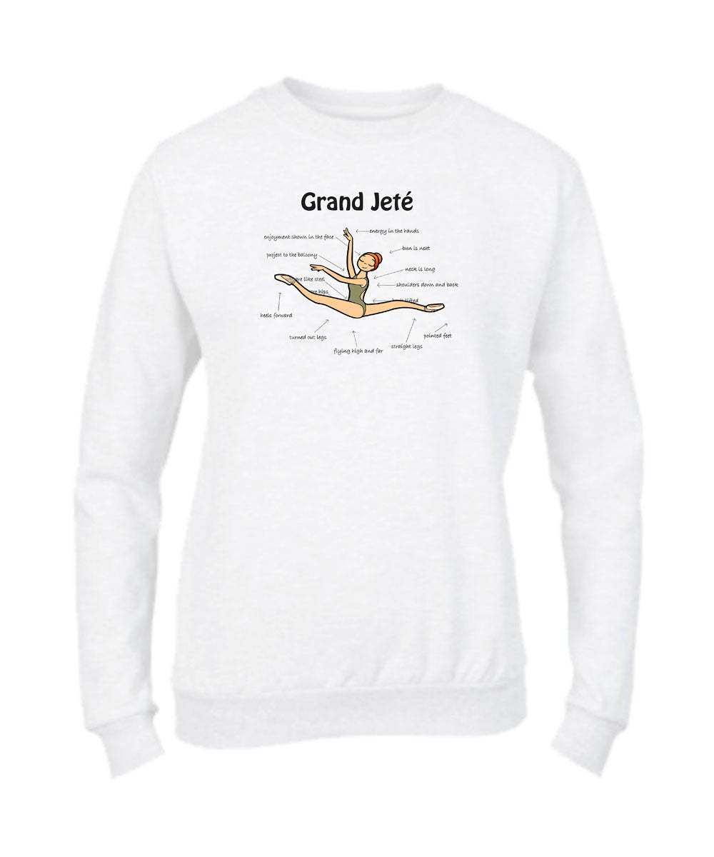 Felpa Girocollo DONNA & BAMBIN - GRAND JETÈ - Super vestibilità Top qualità