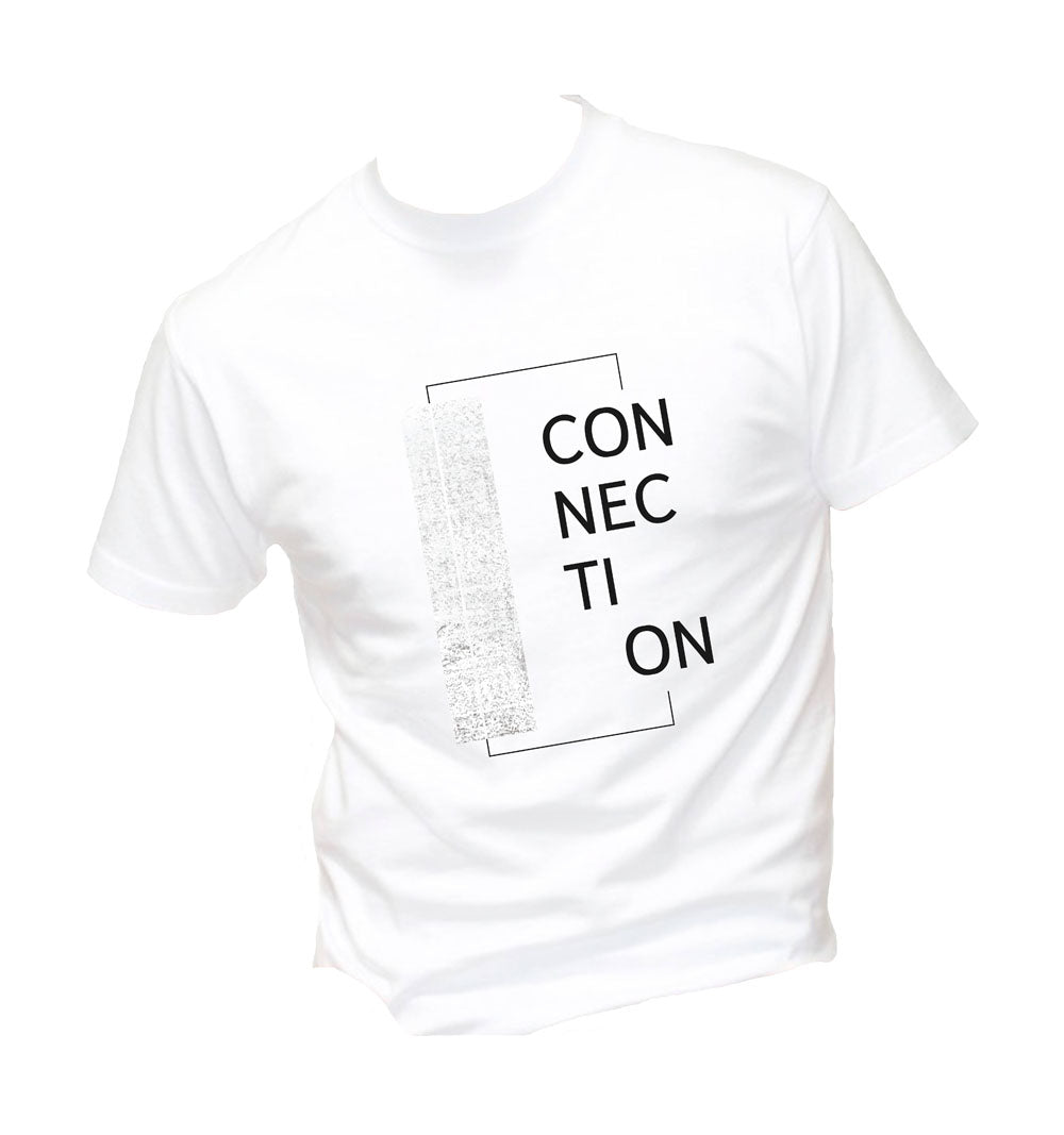 T-Shirt Uomo, Donna & Bambino - CONNECTION - Maglietta Maglia Tshirt Super vestibilità Top qualità