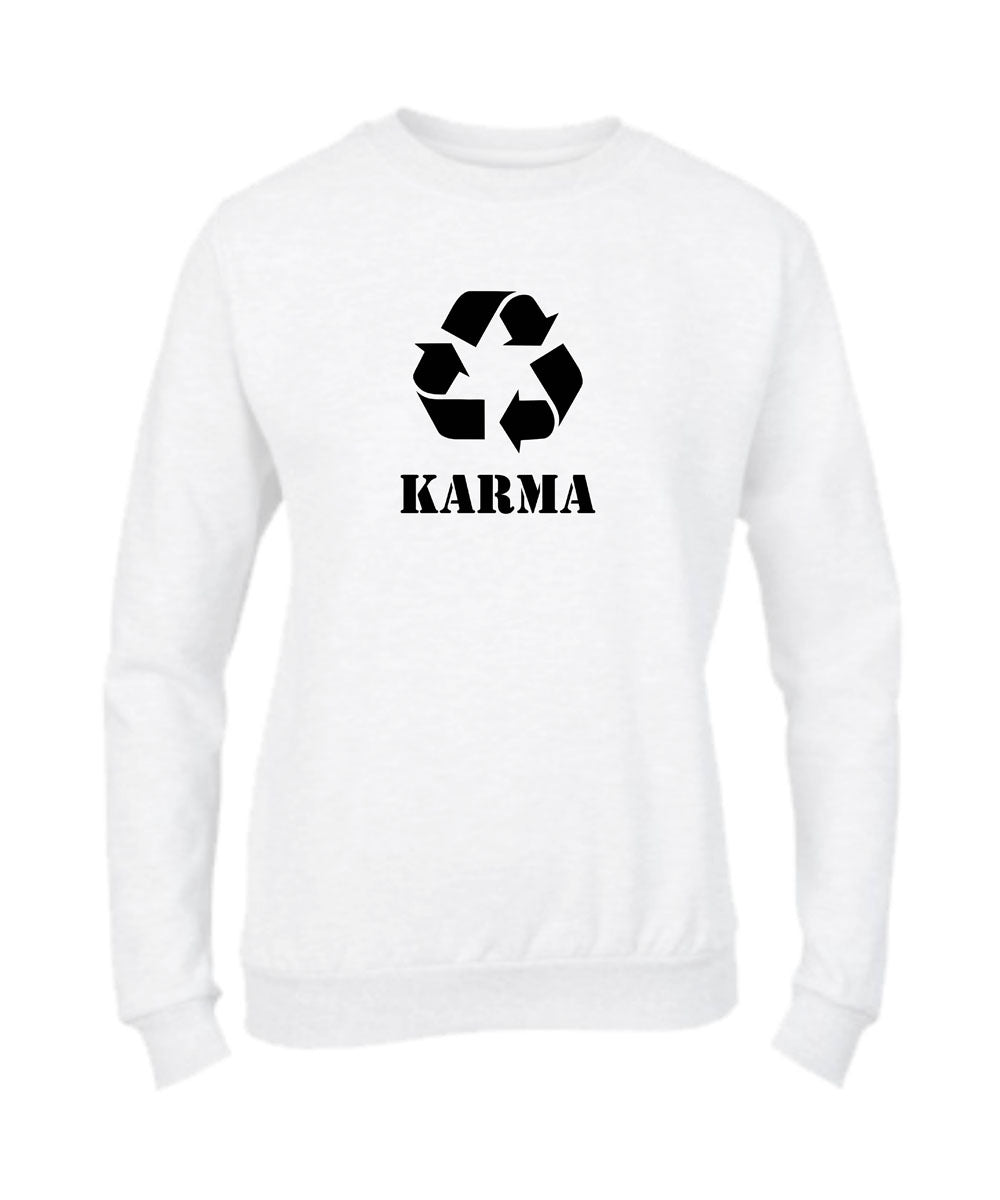 Felpa Girocollo UOMO, DONNA & BAMBIN - KARMA - Super vestibilità Top qualità