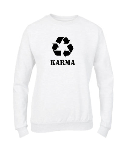 Felpa Girocollo UOMO, DONNA & BAMBIN - KARMA - Super vestibilità Top qualità