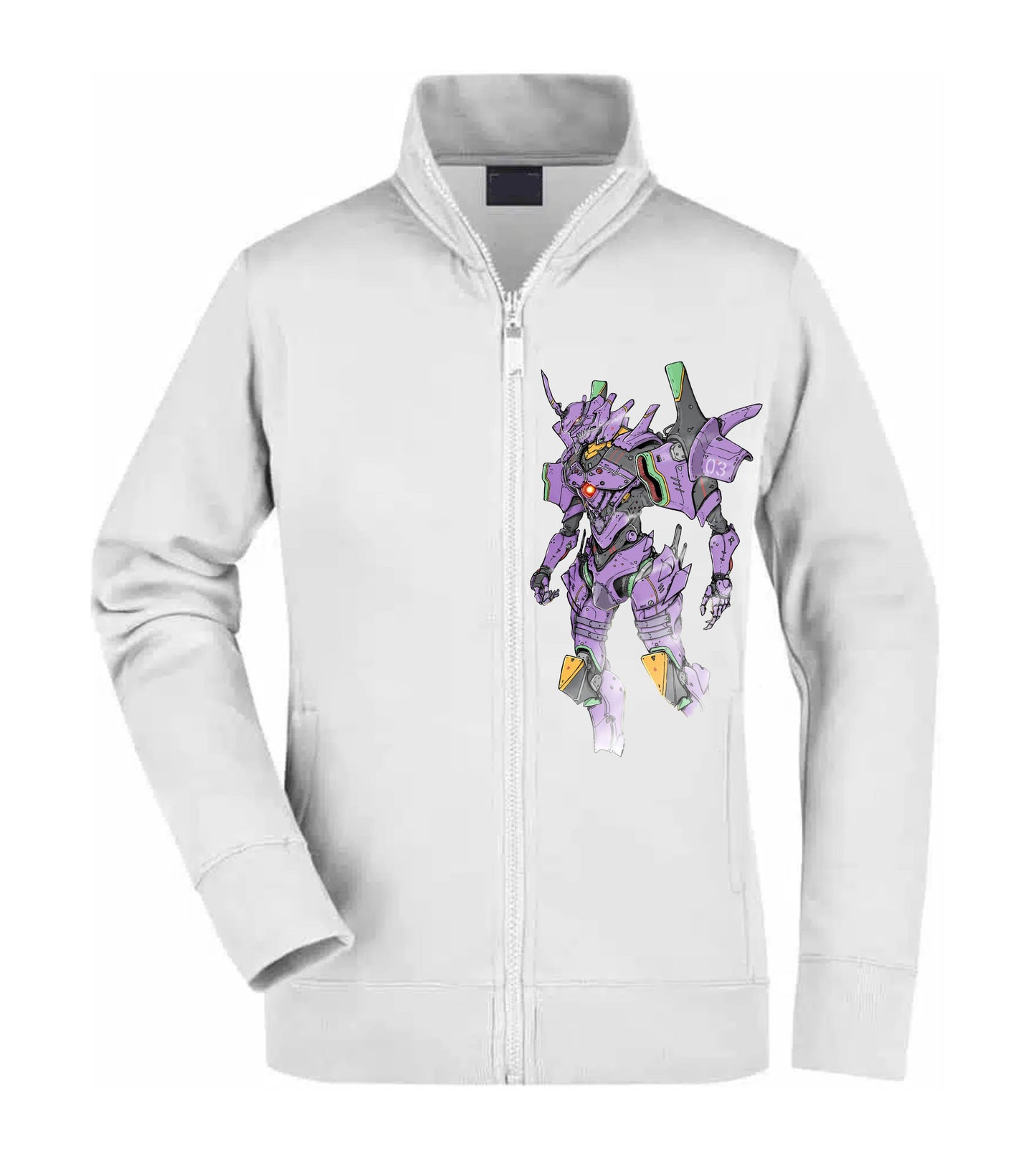 Felpa Unisex Full Zip - EVA 01 - Super vestibilità Top qualità