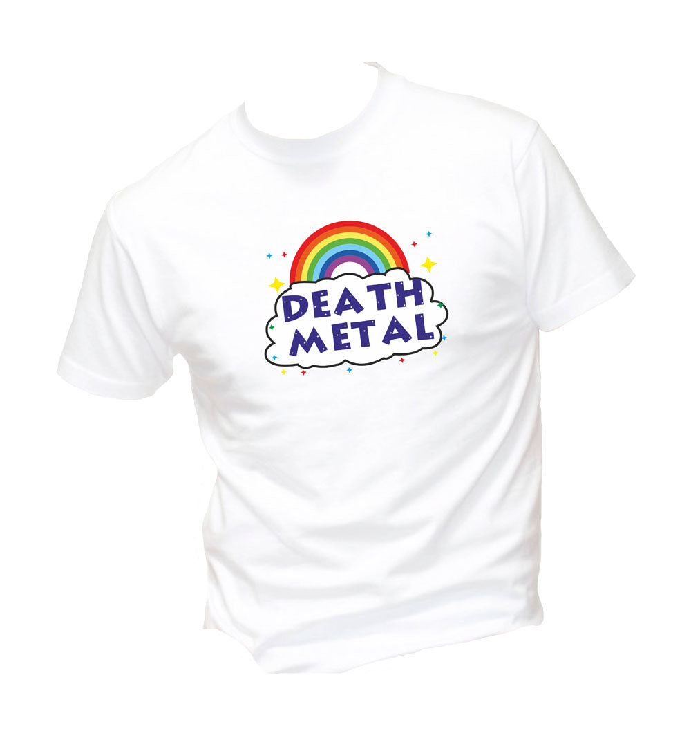 T-Shirt Uomo, Donna & Bambino - DEATH METAL - Maglietta Maglia Tshirt Super vestibilità Top qualità