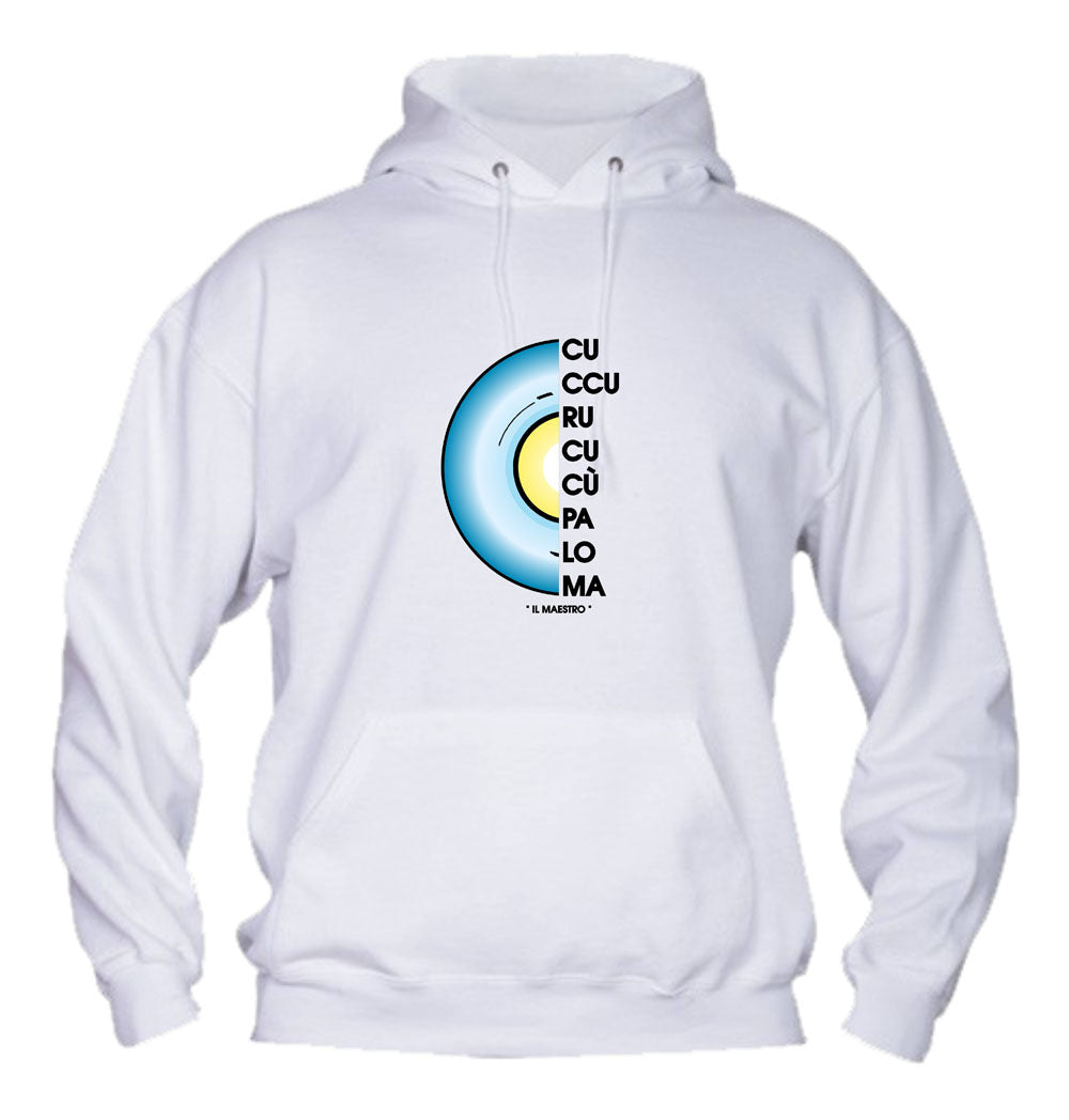 Felpa con cappuccio UOMO, DONNA & BAMBIN - IL MAESTRO - Super vestibilità Top qualità - Social Crazy