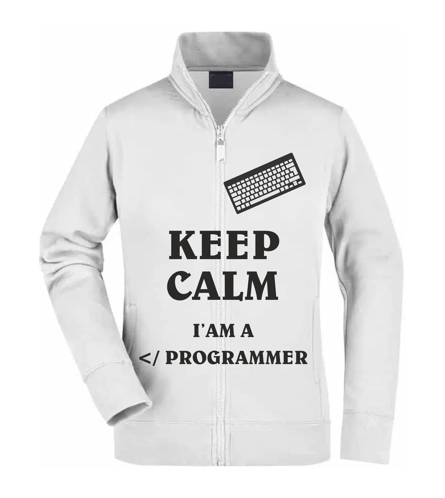 Felpa Unisex Full Zip - I'M A PROGRAMMER - Super vestibilità Top qualità