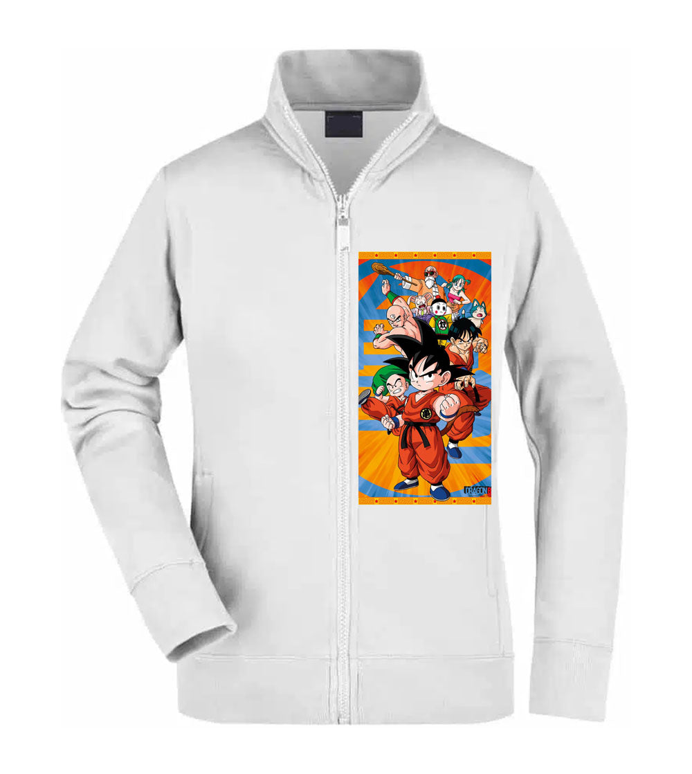 Felpa Unisex Full Zip - DRAGON BALL - Super vestibilità Top qualità