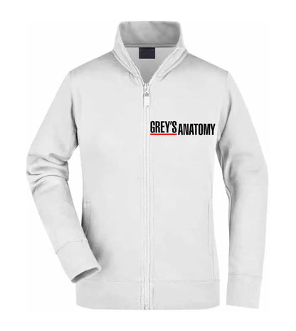 Felpa Unisex Full Zip - GREY'S ANATOMY LOGO - Super vestibilità Top qualità