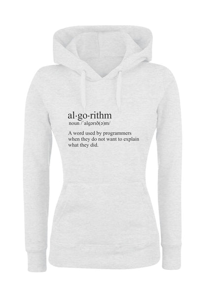 Felpa con cappuccio UOMO, DONNA & BAMBIN - ALGORITHM - Super vestibilità Top qualità - Social Crazy