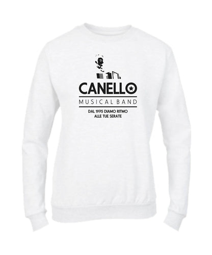 Felpa Girocollo UOMO, DONNA & BAMBIN - CANELLO MUSICAL BAND - Super vestibilità Top qualità