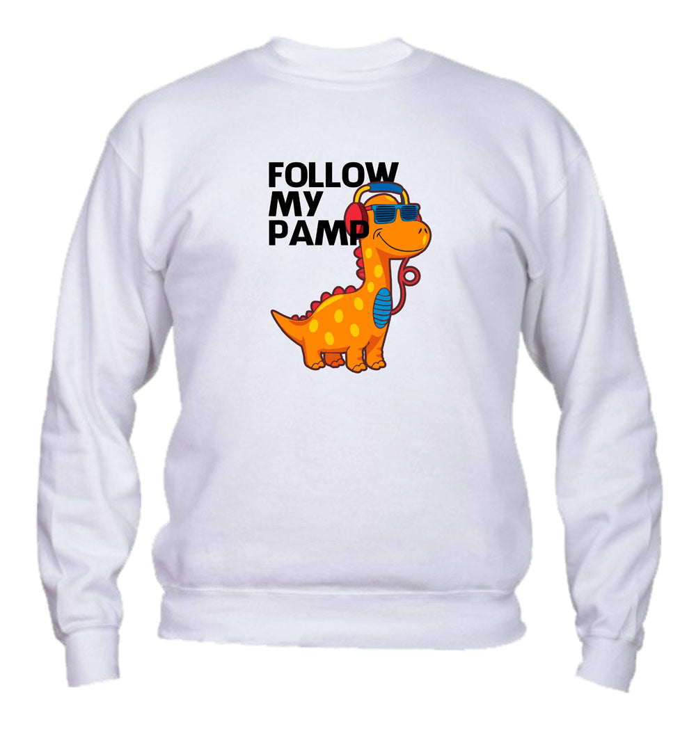 Felpa Girocollo UOMO, DONNA & BAMBIN - FOLLOWE MY PUMP - Super vestibilità Top qualità