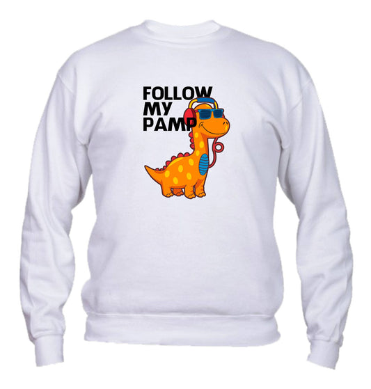 Felpa Girocollo UOMO, DONNA & BAMBIN - FOLLOWE MY PUMP - Super vestibilità Top qualità