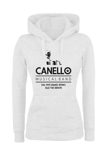 Felpa con cappuccio UOMO, DONNA & BAMBIN - CANELLO MUSICAL BAND - Super vestibilità Top qualità