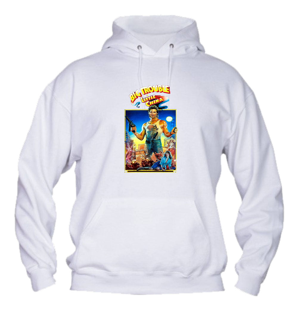 Felpa con cappuccio UOMO, DONNA & BAMBIN - BIG TROUBLE IN LITTLE CHINA - Super vestibilità Top qualità
