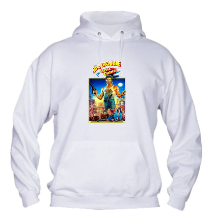 Felpa con cappuccio UOMO, DONNA & BAMBIN - BIG TROUBLE IN LITTLE CHINA - Super vestibilità Top qualità