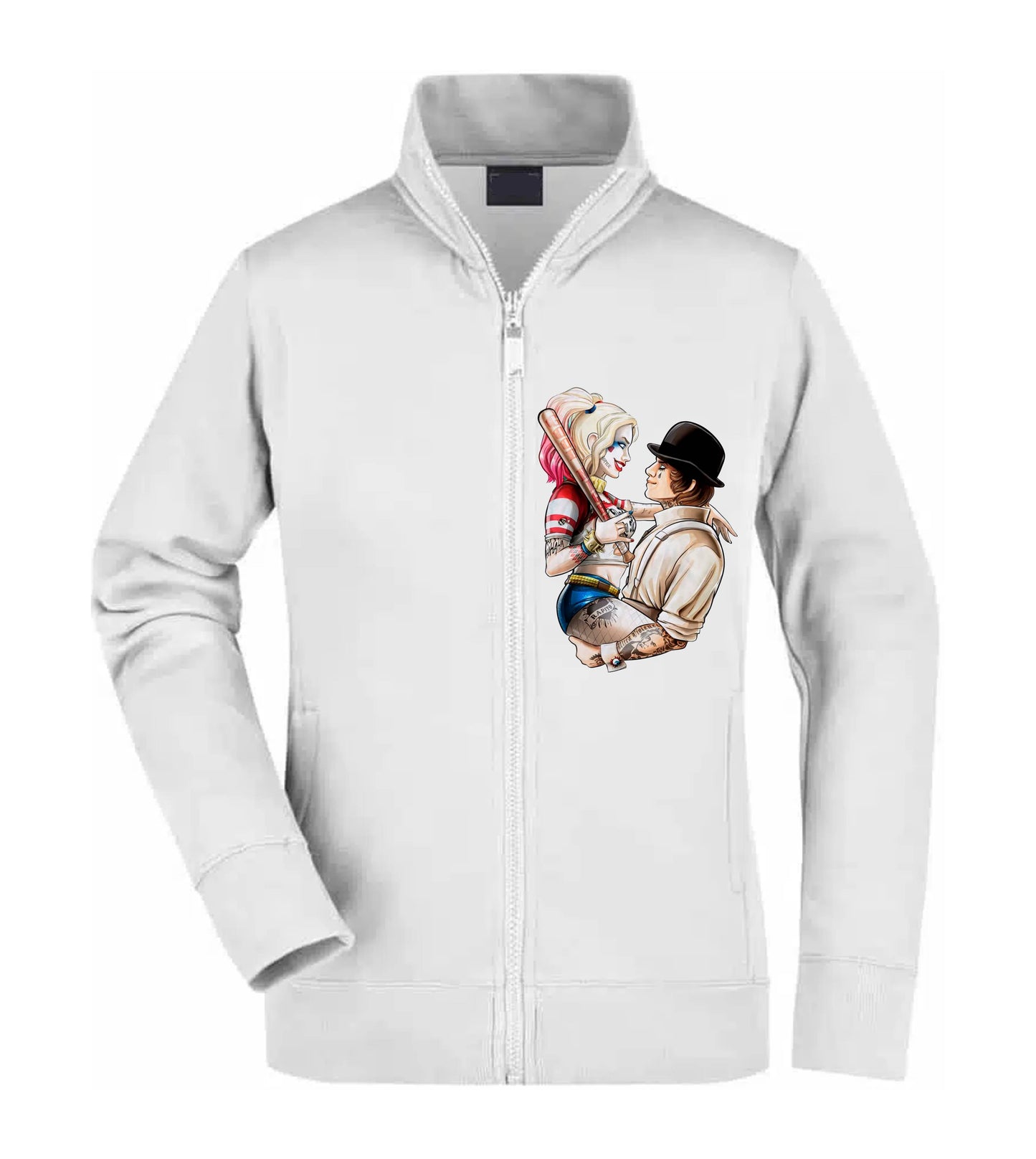 Felpa Unisex Full Zip - HARLEY E ALEX - Super vestibilità Top qualità