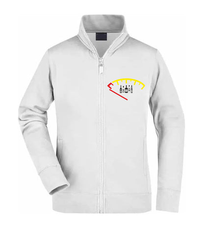 Felpa Unisex Full Zip - ALCOOL - Super vestibilità Top qualità - Social Crazy