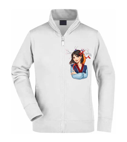 Felpa Unisex Full Zip - MULAN - Super vestibilità Top qualità