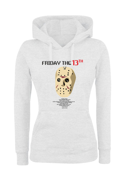 Felpa con cappuccio UOMO, DONNA & BAMBIN - FRIDAY THE 13TH - Super vestibilità Top qualità