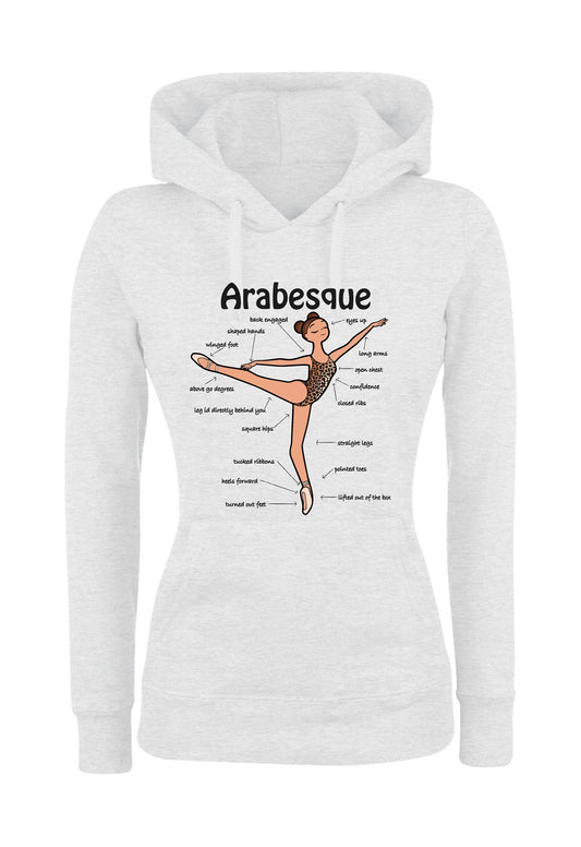 Felpa con cappuccio DONNA & BAMBIN - ARABESQUE - Super vestibilità Top qualità - Social Crazy