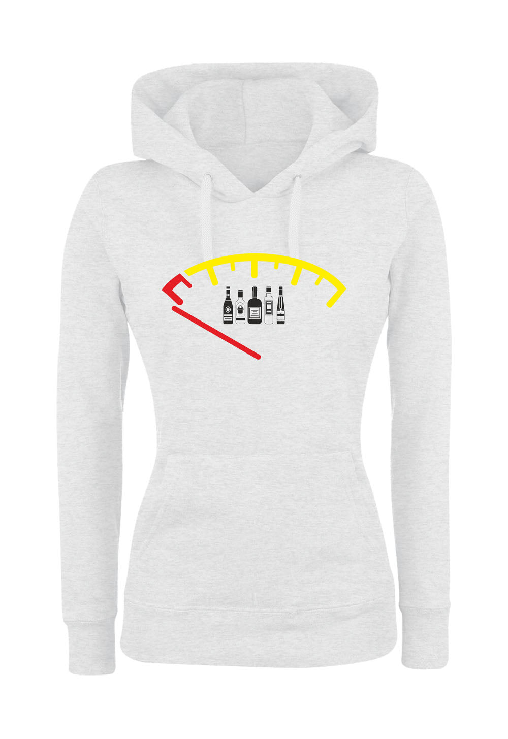 Felpa con cappuccio UOMO, DONNA & BAMBIN - ALCOOL - Super vestibilità Top qualità - Social Crazy