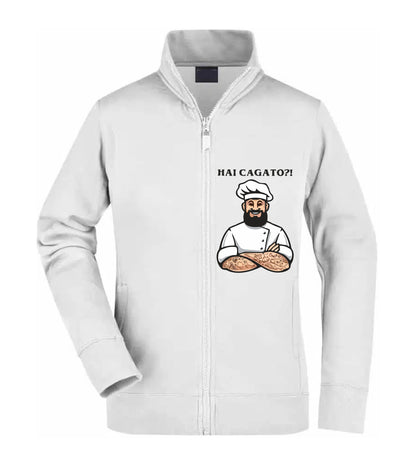 Felpa Unisex Full Zip - HAI CAGATO? - Super vestibilità Top qualità