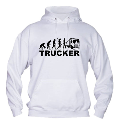 Felpa con cappuccio UOMO - EVOLUTION TRUCKER - Super vestibilità Top qualità
