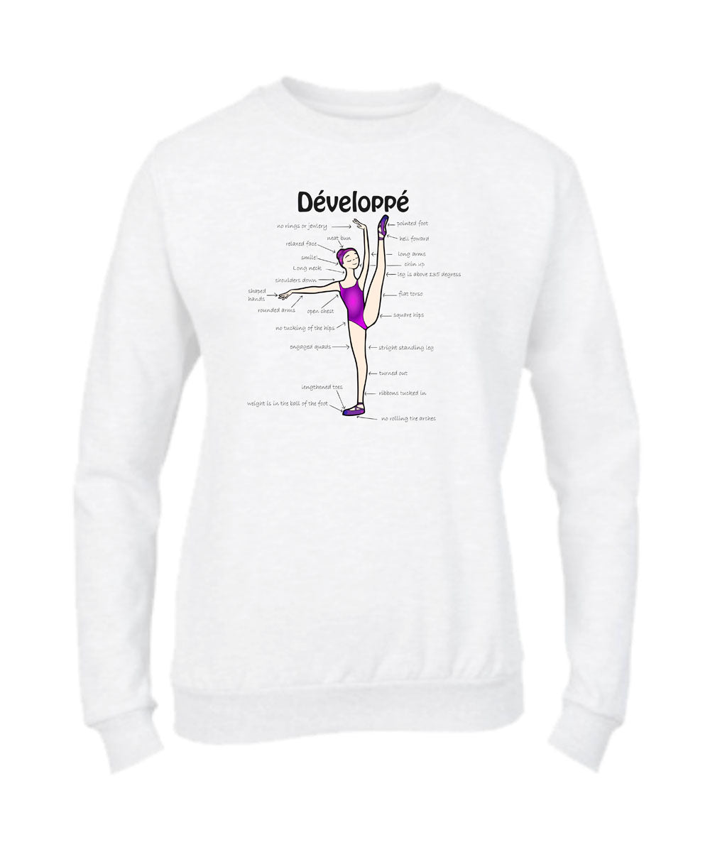 Felpa Girocollo DONNA & BAMBIN - DÈVELOPPÈ - Super vestibilità Top qualità