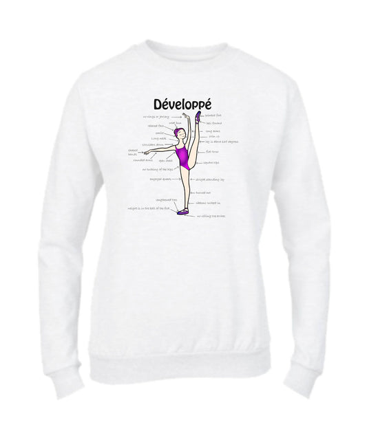 Felpa Girocollo DONNA & BAMBIN - DÈVELOPPÈ - Super vestibilità Top qualità