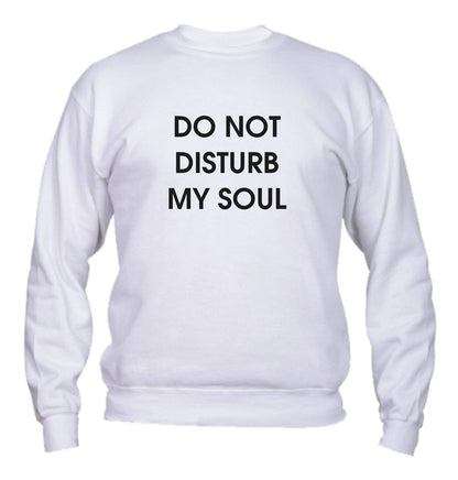 Felpa Girocollo UOMO, DONNA & BAMBIN - DO NOT DISTURB - Super vestibilità Top qualità
