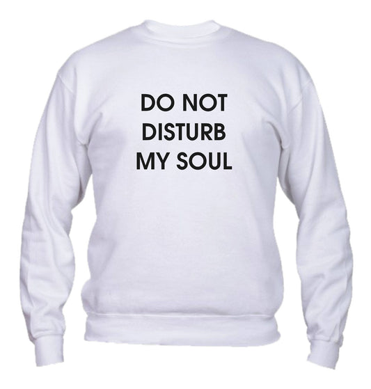 Felpa Girocollo UOMO, DONNA & BAMBIN - DO NOT DISTURB - Super vestibilità Top qualità