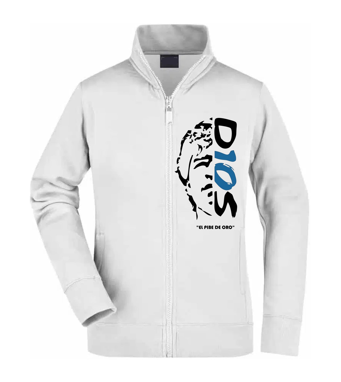 Felpa Unisex Full Zip - EL PIBE DE ORO - Super vestibilità Top qualità